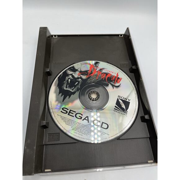 Bram Stoker's Dracula (Sega CD 1993) Complete CIB W/ Manual Good Disc - Picture 4 of 11